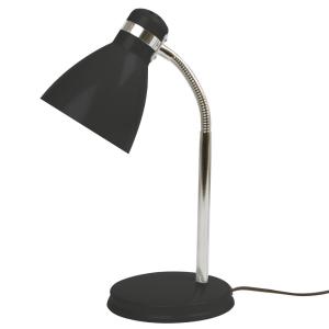 Lampe de bureau en métal noir H34cm