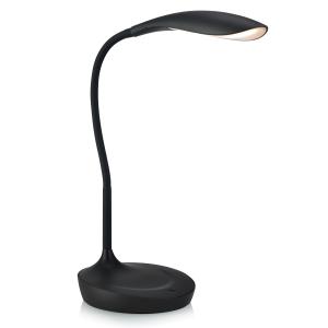 Lampe de bureau en plastique synthétique noir