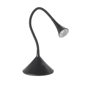 Lampe de bureau led avec flexible noir