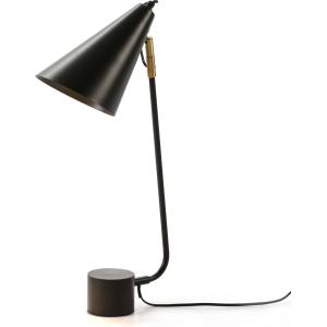 Lampe de bureau Métal Noir 26x26x60 cm