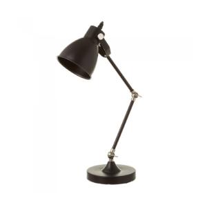 Lampe de bureau métal noir H52cm