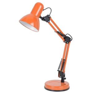 Lampe de bureau métal orange