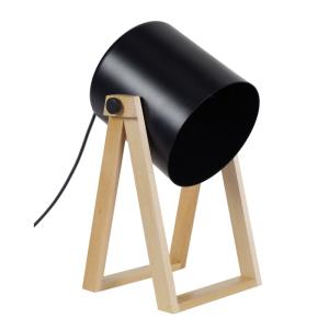 *LAMPE DE BUREAU TOSEL ,bois,Bois,H30xD20xP16cm