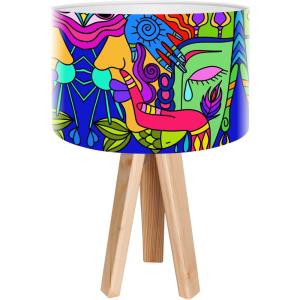 Lampe de chevet en bois Impresio