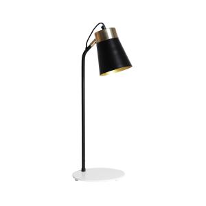 Lampe de chevêt en fer noir 20x25x61 cm