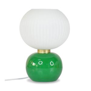 Lampe de chevet en verre vert