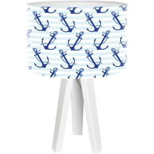 Lampe de chevet enfant Bois Bleu 30x30x45 cm