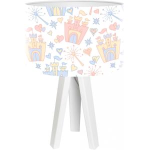 Lampe de chevet enfant Bois Multicolore 30x30x45 cm