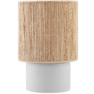 Lampe de chevet style bohème 60W avec fibre naturelle