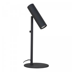 Lampe de chevet style minimaliste en métal noir