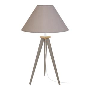 *LAMPE DE CHEVET TOSEL ,bois,Bois,H54xD30xP30  cm