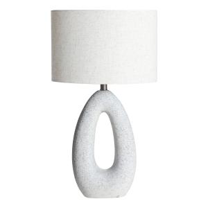 Lampe de Salon en Céramique Blanc Cassé 38x26x69 cm - Lot d…