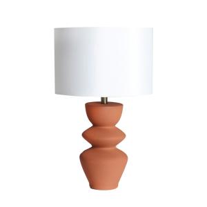 Lampe de salon en céramique marron  en 38x38x64 cm - lot de…