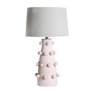 Lampe de Salon en Céramique Rose Pâle 40x40x73 cm