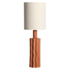Lampe de salon en céramique terre cuite  en 33x33x100 cm