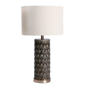 Lampe de salon en fer doré  en 38x38x65 cm - lot de 2