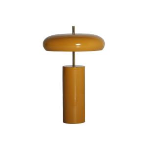 Lampe de salon en fer moutarde brillant, 40x40x60 cm