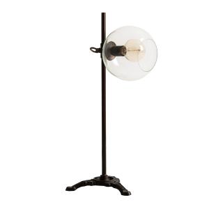 Lampe de Salon en Fer Noir 26x26x66 cm