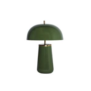 Lampe de salon en fer vert brillant,  34x34x47 cm