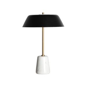 Lampe de salon en marbre noir 31x31x45 cm