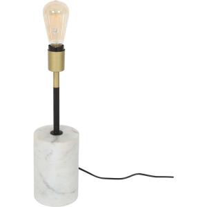 Lampe de salon Marbre Blanc 12x12x40 cm