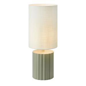 Lampe de table 1xE27 blanc et gris