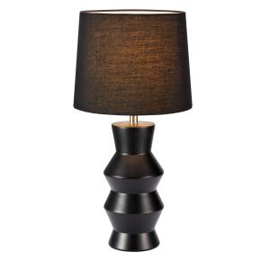 Lampe de table 1xE27 noir