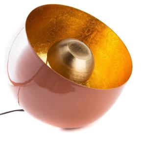 Lampe de table   24 cm marron en métal