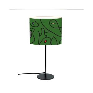 Lampe de Table Abstrait Verte D: 20 x H: 40