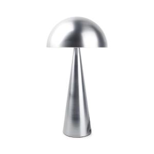 Lampe de table argent en métal 25xh50cm