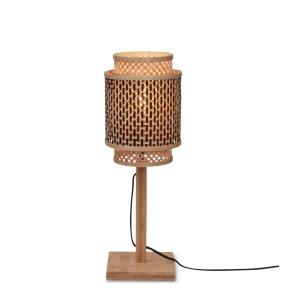 Lampe de Table bambou brun Ø18cm