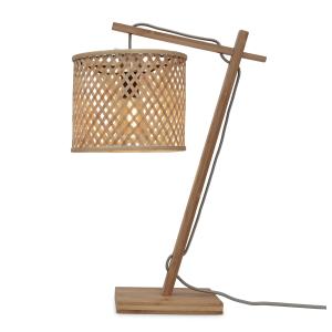 Lampe de table bambou naturel, h. 46cm