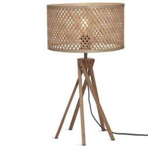 Lampe de table bambou naturel, h. 56cm