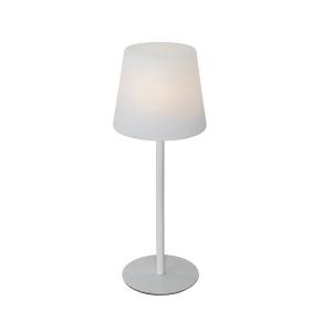 Lampe de table blanche LED rechargeable variateur IP54