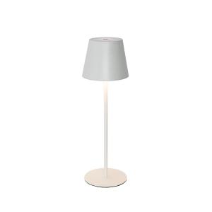 Lampe de table blanche LED variable rechargeable IP54