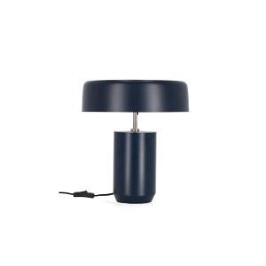 Lampe de table bleue en métal H35