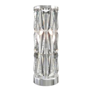 Lampe de table chromée décorative moderne avec des détails…