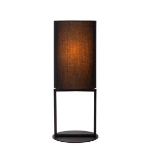 Lampe de table coton noir