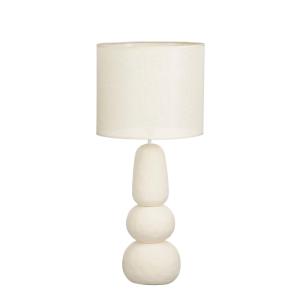 Lampe de table Crème Céramique H84xl38xL38cm