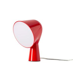 Lampe de table design moderne rouge E14 H20cm