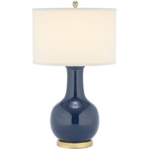 Lampe de table en Ceramique Bleu Marine