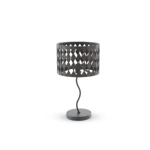 Lampe de table en contreplaqué noir