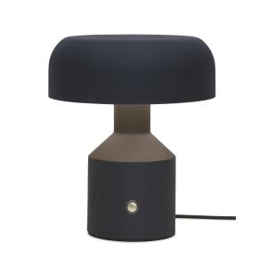 Lampe de table en fer noir, h. 30cm