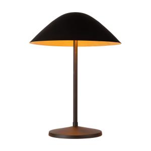 Lampe de table en forme de champignon, métal, noir, 34 x 45…