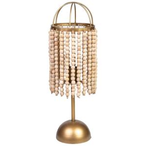 Lampe de table en métal 19x19x33/61h cm