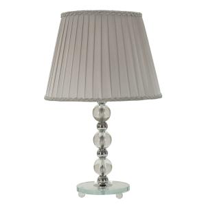 Lampe de table en métal argenté Ø 30x48 cm