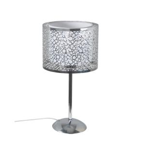 Lampe de table en métal avec cercles ronds