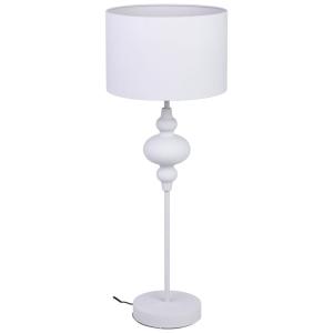 Lampe de table en métal blanc 30x30x80h cm