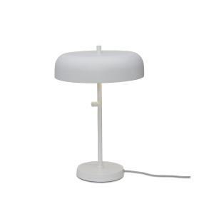 Lampe de table en métal blanc, h. 45cm