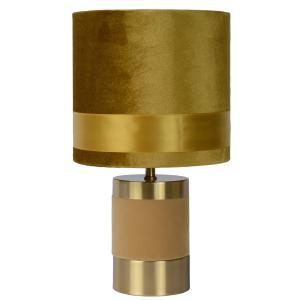 Lampe de table en métal doré